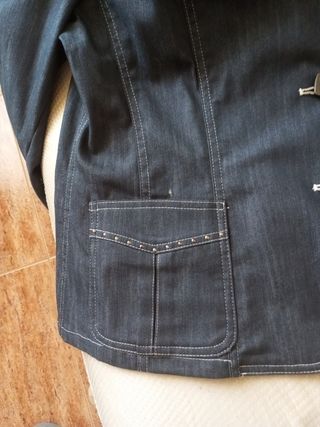 Chaqueta Vaquera Mujer Tejido Fino