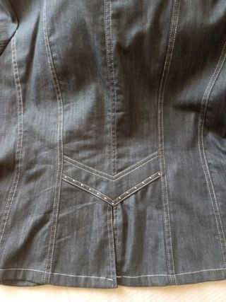 Chaqueta Vaquera Mujer Tejido Fino