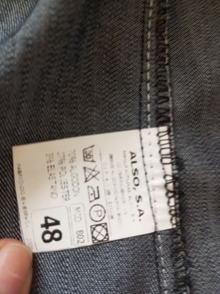 Chaqueta Vaquera Mujer Tejido Fino
