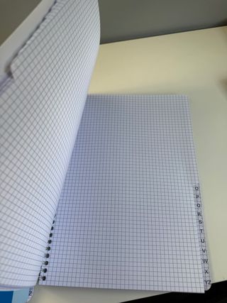 cuaderno oxford orden alfabético 