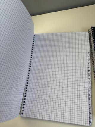 cuaderno oxford orden alfabético 