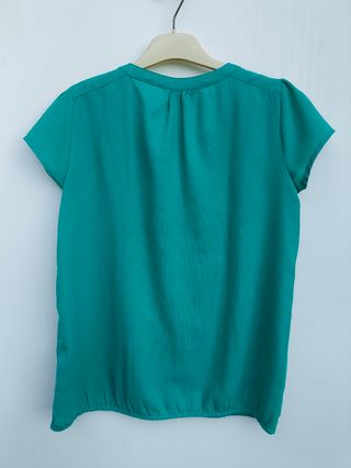 Blusa verde aguamarina