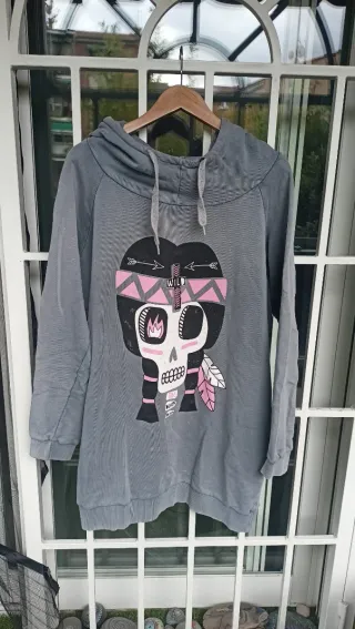 Sudadera Vestido Aire Retro Oversize 