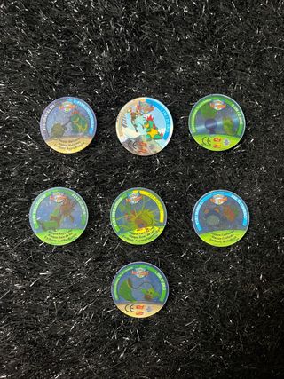 Lote Tazos Pokémon clásicos (2000–2001) 