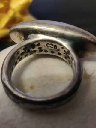 Anillo Plata 925 Vintage Mujer