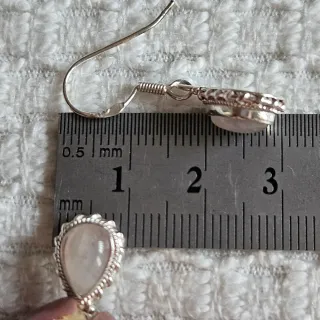 Pendientes Plata 925 Piedra Luna