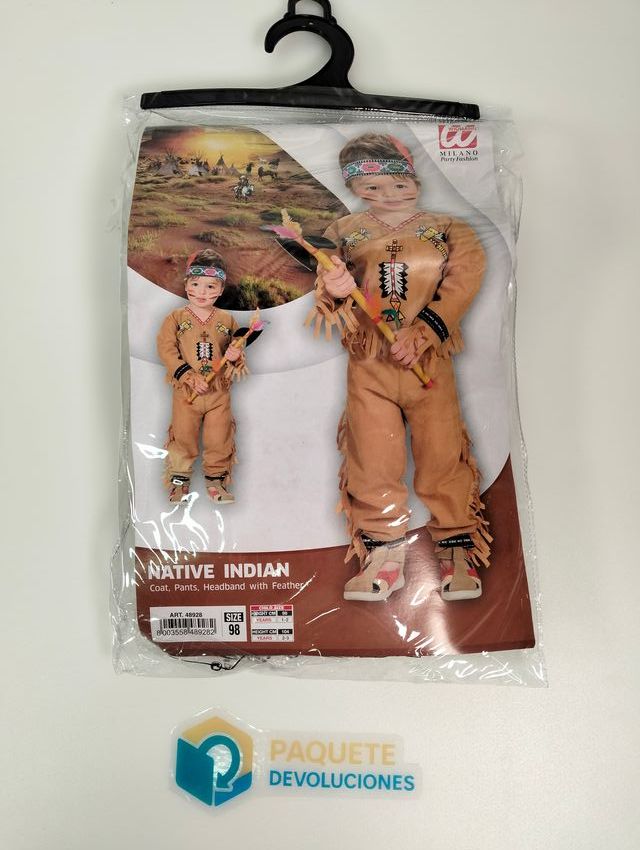 Disfraz Indio Talla 98 (1-2 años)