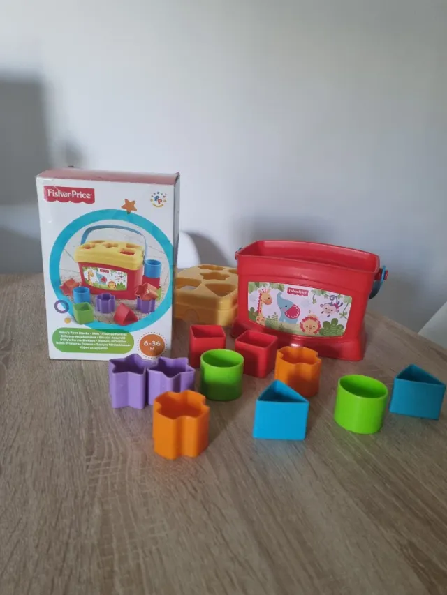 Pack:Rueda la bola Vtech y Cubo bloques Fisher Pri