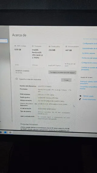 PC COMPLETO! MONITOR,TECLADO,ALTAVOCES Y CASCOS!