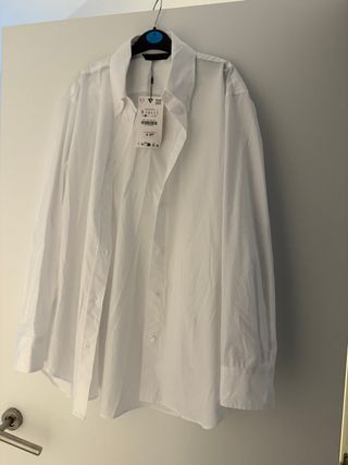 Camisa Zara Blanca Talla S