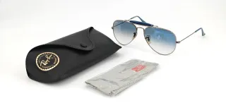 Occhiali da sole Ray Ban RB3407 Blu/Argento