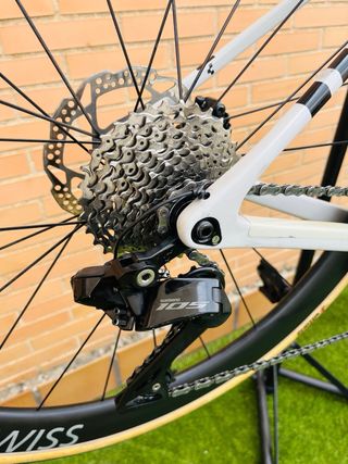 Cube Attain C:62 SLX Blanco Talla 56cm (L) 