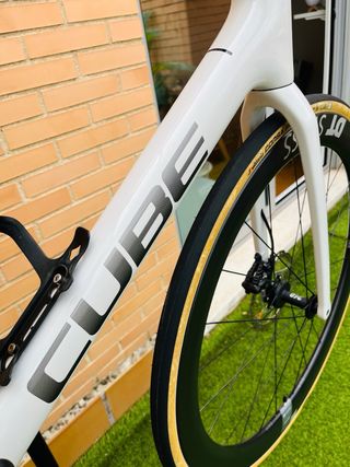 Cube Attain C:62 SLX Blanco Talla 56cm (L) 