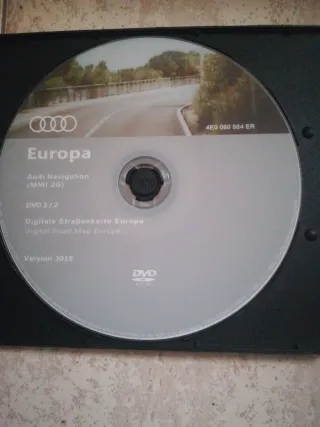 Audi Europa MMI 2G DVD Navegación GPS