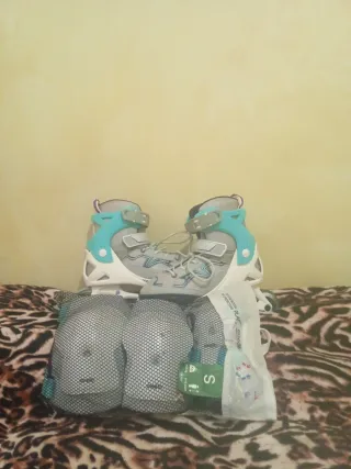 Patines y protecciones Talla S