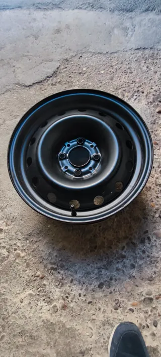 Llantas y Tapacubos plateados para coche195-55-R15