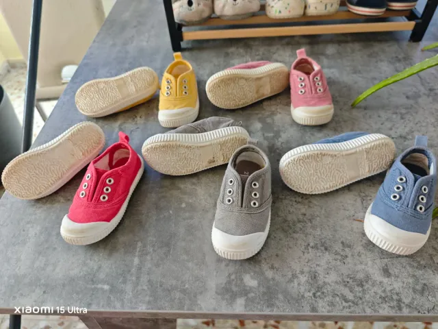 Zapatillas lona unisex bebé TEX