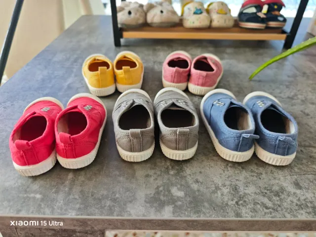 Zapatillas lona unisex bebé TEX