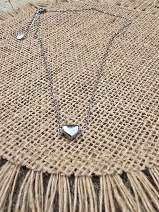 Collar Corazón Plata