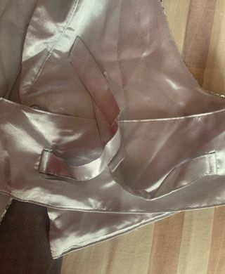 Gilet glitterato argento 