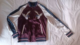 Chaqueta Bomber Estilo Sukajan Bordada