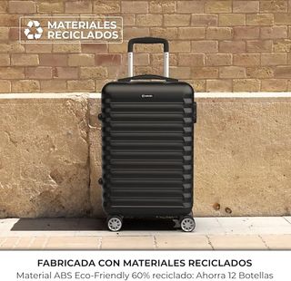 Maleta Cabina NUMADA Negra 55x36x19cm