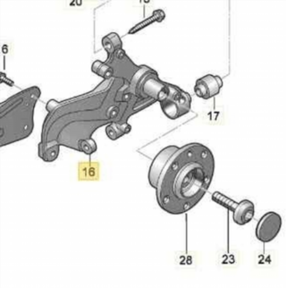 MANGUETA TRASERA DERECHA SEAT LEON DGE