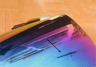 Parabrisas Deflector Moto Iridiscente