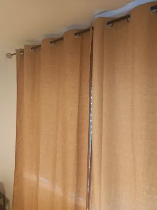 Cortinas semi opacas beige Leroy Merlin