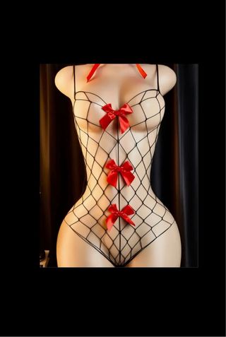 Mono sexy malla red talla única