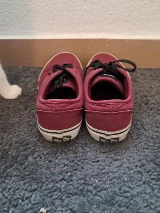 Zapatillas Vans Rojas y Blancas