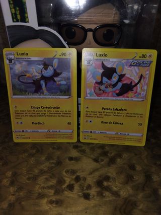 2 Cartas Pokémon Luxio Fase 1