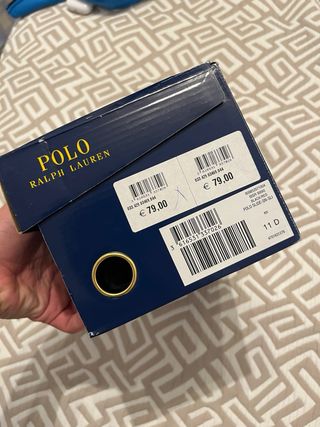 Chanclas Polo Ralph Lauren Negras con Logo Rojo