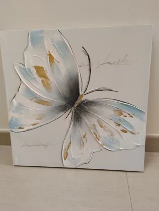 Cuadro mariposa 50x50