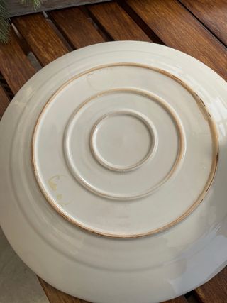 Piatto e Ciotola Grande Beige