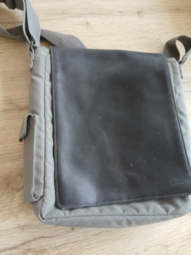 Bandolera Multitran Negra y Gris