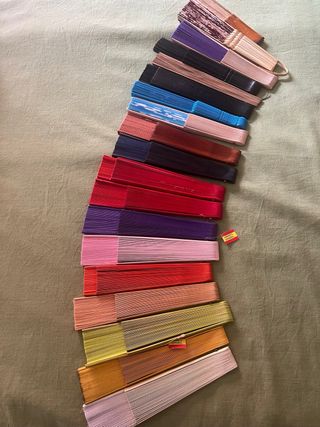 Lote 19 Abanicos de Colores
