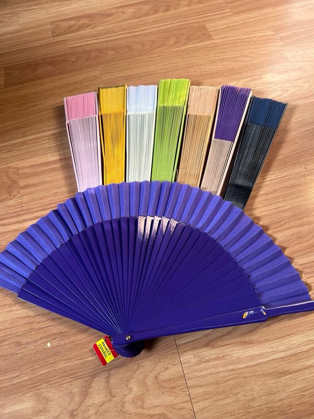 Lote 19 Abanicos de Colores