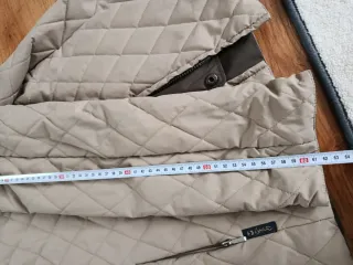 Chaqueta fina reversible beige/marrón