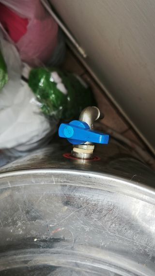 Bidone Fusto Acciaio Inox Lt. 100