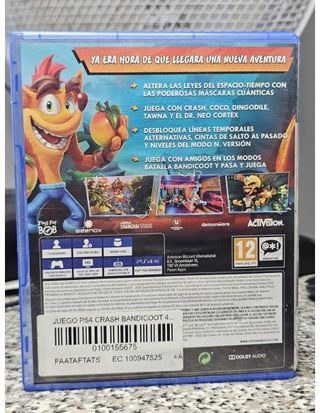 JUEGO PS4 Crash Bandicoot: It's About Time