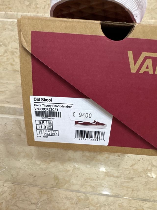 Scarpe Vans Bordeaux