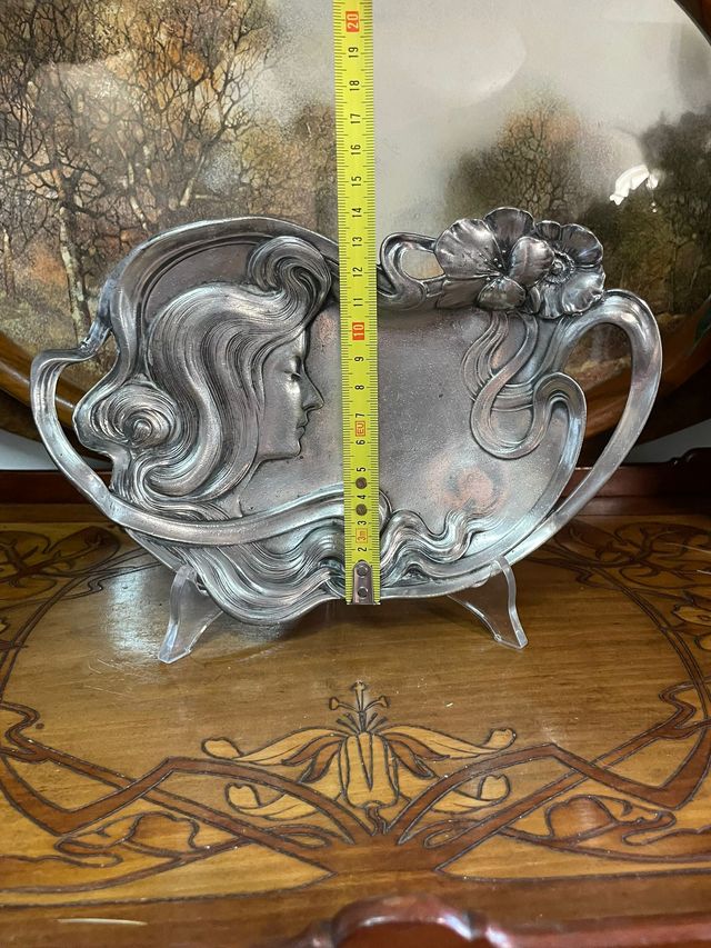 Vide poche in Metallo Argentato WMF Art Nouveau