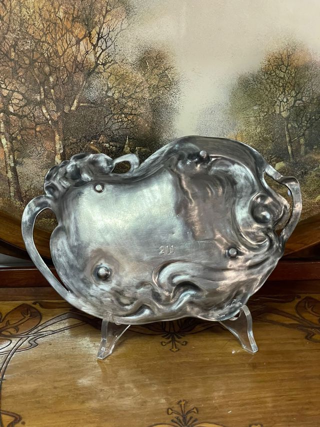 Vide poche in Metallo Argentato WMF Art Nouveau