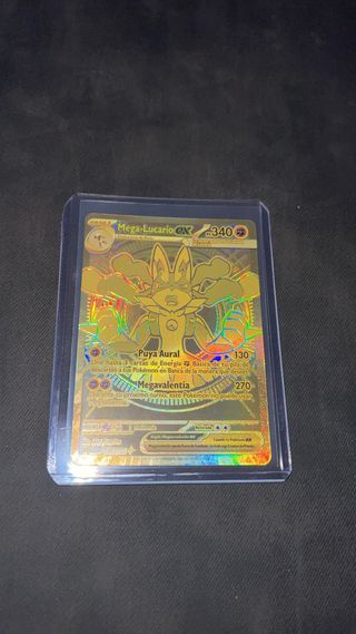 Mega Lucario EX Dorado TCG Carta Pokémon