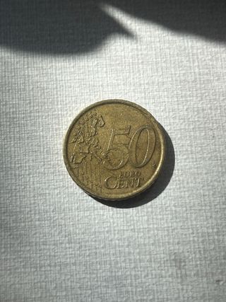 Moneda 50 céntimos España Cervantes 1999