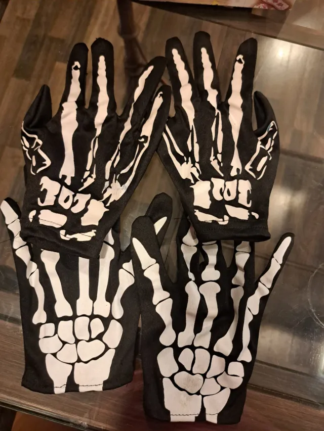 Disfraz esqueleto talla 8