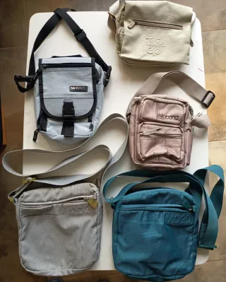 Lote 5 Bolsos: Mandarine Duck, Billabong, Tiger