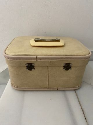 Neceser pequeño blanco - Vintage