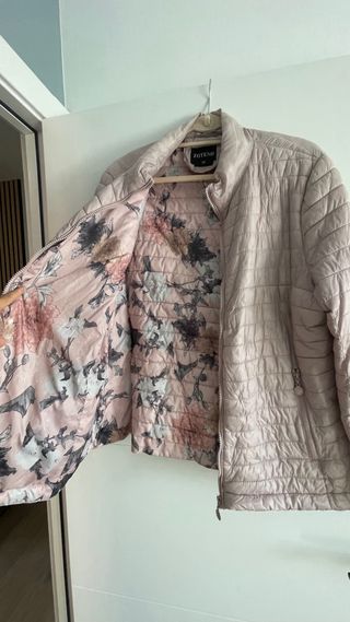 Cazadora acolchada ZOTENO rosa Talla M